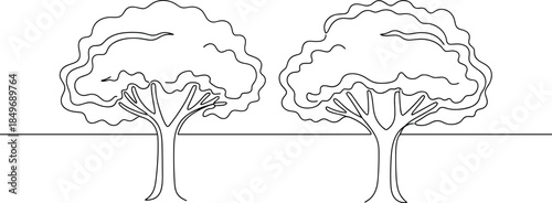 Two modern electric kitchen blender line art illustrations with digital display and manual dial isolated on white background