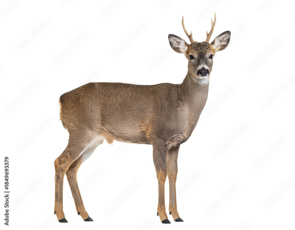 Fototapeta premium deer isolated on white
