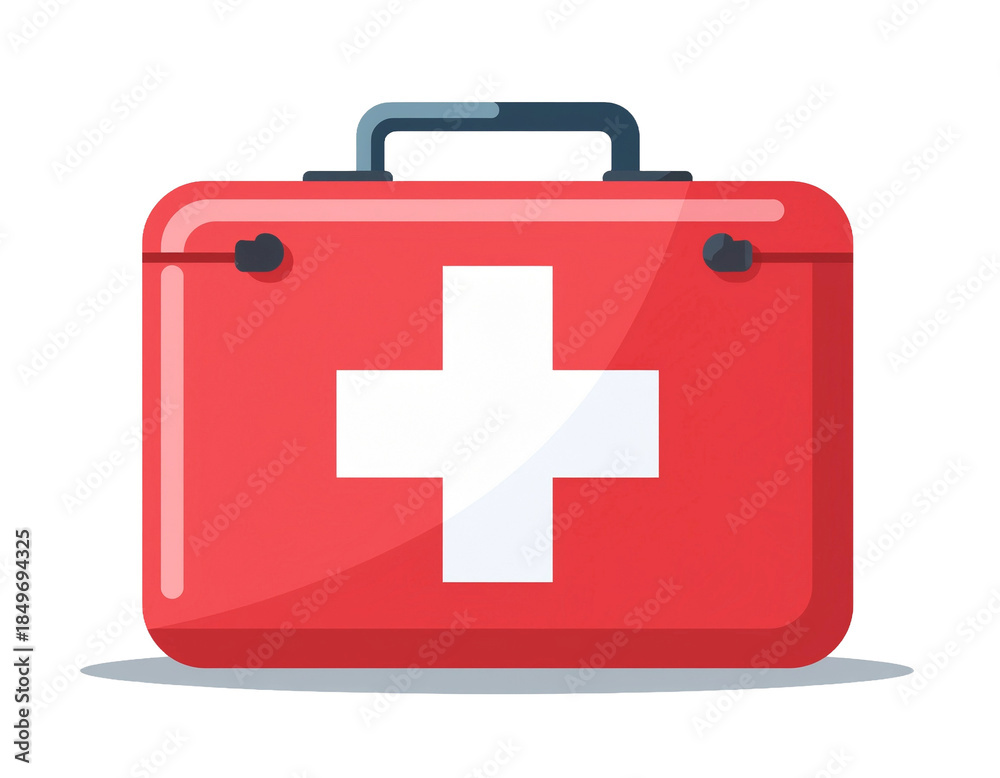 Obraz premium first aid kit isolated