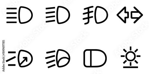 Minimalist Car Icons