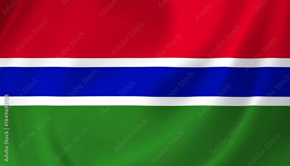 Fototapeta premium flag of The Gambia