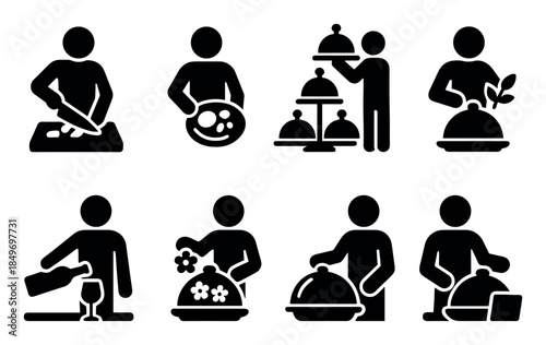 Buffet Preparation Icons