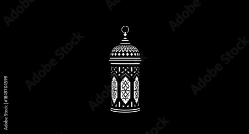 arabic lantern silhouette vector art, traditional islamic lighting illustration, ramadan kareem lamp silhouette, moroccan hanging lantern vector, arabic decor lantern silhouette, islamic ornament lamp