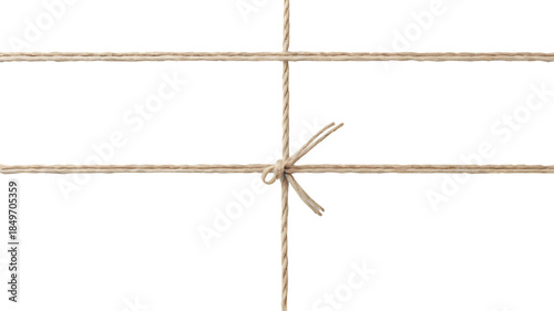 rope on a white background