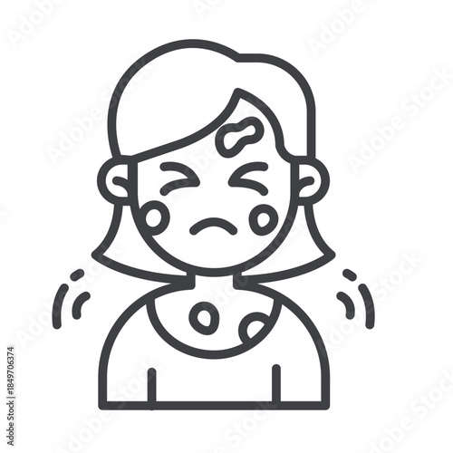 Disease Allergy Line Icon