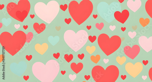 seamless love heart background, repeating hearts romantic pattern, valentine heart texture design, cute seamless heart wallpaper, endless romantic love pattern, decorative heart symbol background, mod