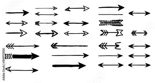black arrows clipart vector illustration, hand-drawn arrow vector illustration pack, arrow icon vector graphics, black arrow vector illustration set, directional arrow vector illustration pack, arrow 