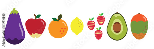 nutritious food for diet vector