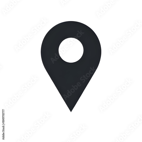 map pointer icon vector, location marker graphic, gps navigation pin, flat map indicator icon, place pointer illustration, route location pin vector, geo location marker, city destination icon, map pi