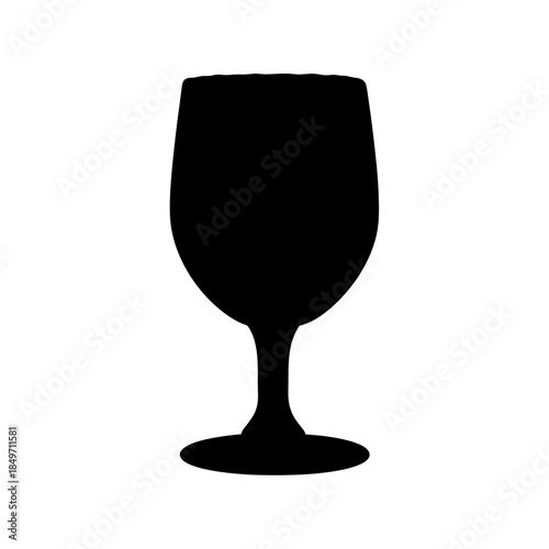 Elegant wine glass