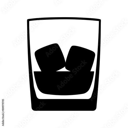 A single glass of whiskey