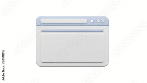 a white envelope with a blue button on it