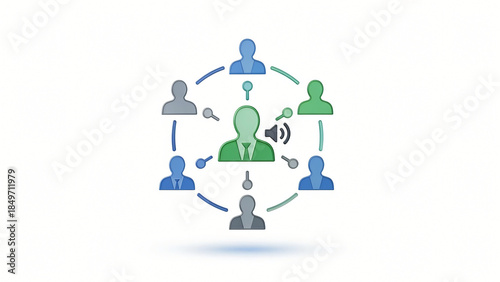 a group of people connected to each other people