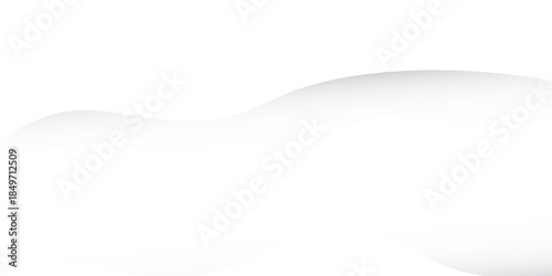 Abstract flowing white wave background. Modern and minimalist backdrop with smooth, curved lines create a sense of movement and elegance simple