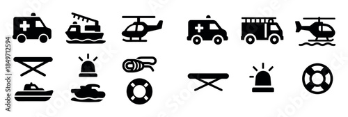 Rescue Service Icons
