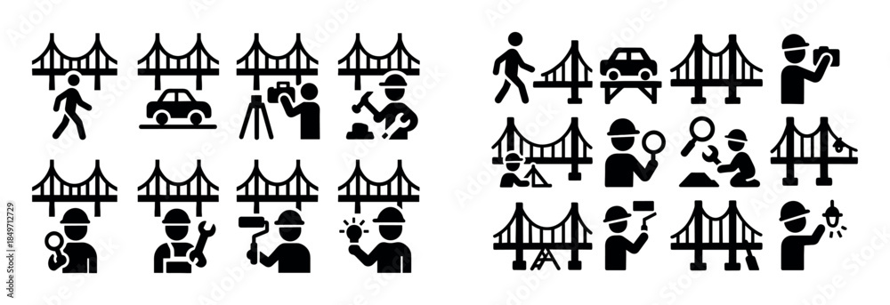 Obraz premium Suspension Bridge Activities