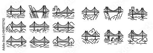 Iconic Suspension Bridges