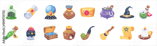 pack of magic d icons