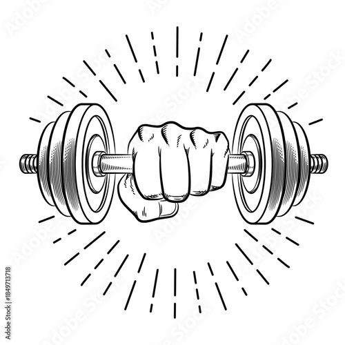 Doodle Fist Punching Dumbbell Adjustable Weight