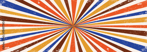  retro vintage sunburst background vector colorful sunburst