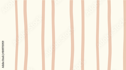 Blush pink abstract vertical stripes on cream background graphic resource for modern design