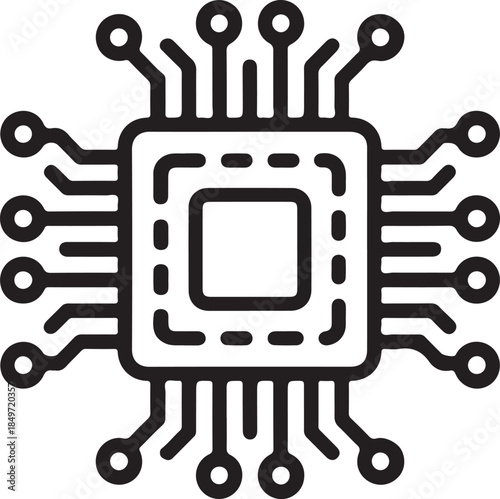 Central processing unit icon