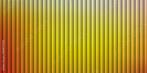 Corrugated, fluted glass vector texture. Ribbed plastic gradient background