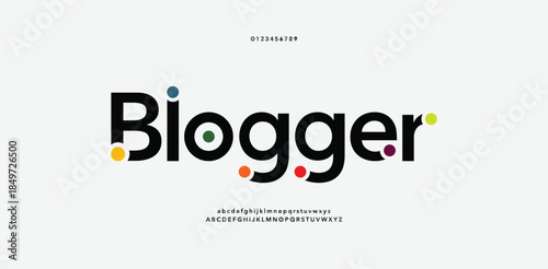 Abstract modern minimal logo alphabet fonts. Typography urban style for fun, sport, technology, fashion, digital, future creative logos font. vector illustration