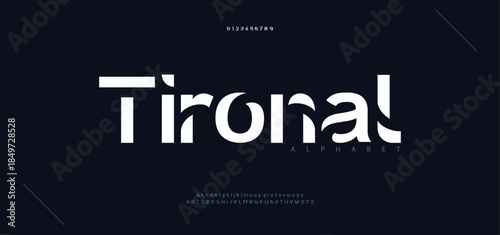 Sport modern urban alphabet fonts. Typography, abstract technology, fashion, digital, future creative logo font. vector illustration