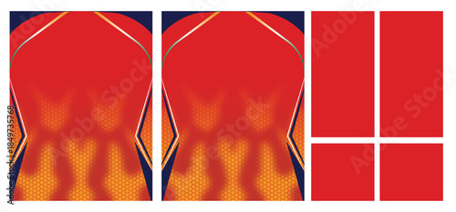 Customizable Football Jersey Vector Patterns