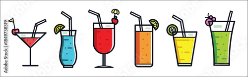 mocktail vector