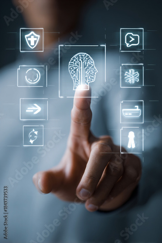 ethical ai and responsible technology for society, human centered ethical ai interface concept, responsible artificial intelligence transparency and trust