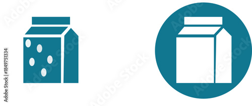 Paper bag icons set.Bakery Packaging Icons. Solid vector icons of bakery and food service packaging: paper bakery bag, cupcake box, sandwich wrap icon,Fertilizer icons illustration.