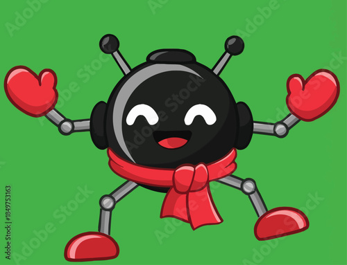 Black One-Eyed Boxing Monster Fighter