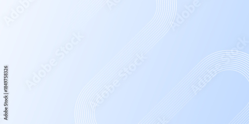 Abstract background with light blue smooth gradient and soft flowing shapes for clean modern design.