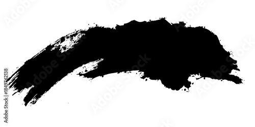 Vector grunge brush strokes texture rough black scratches for wallpaper, grunge texture background and artistic illustration, Brush stroke paint boxes on white background, Dry border in Black