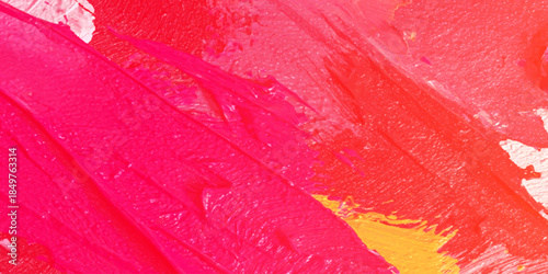 Abstract Orange and Yellow Painting, subject positioned on the left side, Multicolored art background on canvas.  Orange thick paint texture banner design, Abstract yellow painting background.