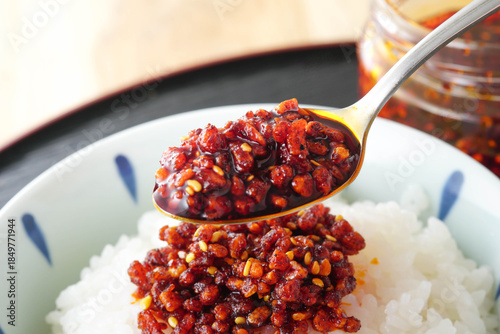 食べるラー油　ごはん