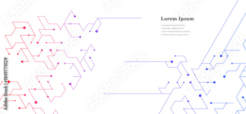 幾何学 抽象 六角形 回路 科学 テクノロジー 背景
