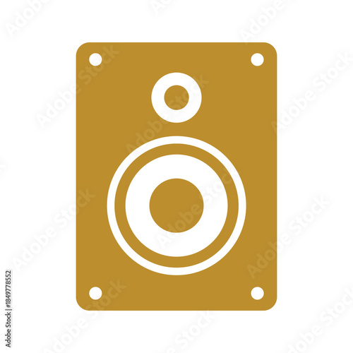 Simple speaker icon design