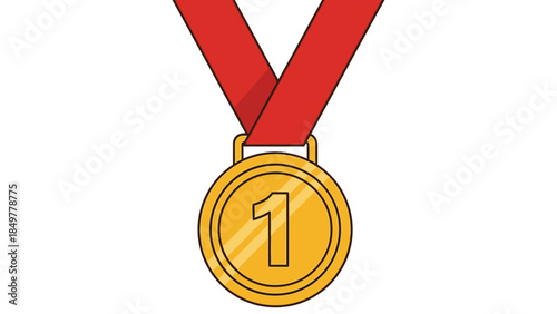 A blue ribbon with a checkmark icon symbolizing approval and validation on a white background from a straightforward viewpoint.