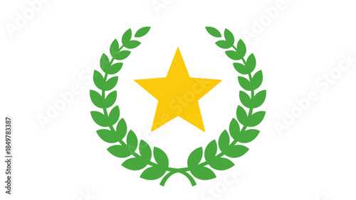 A blue ribbon with a checkmark icon symbolizing approval and validation on a white background from a straightforward viewpoint.