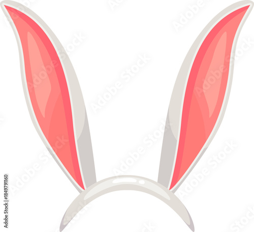 Bunny ears headband accessory celebrating Easter holiday fun