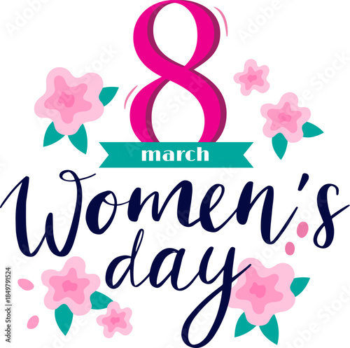 International Women's day celebrating worldwide gender equality on March 8