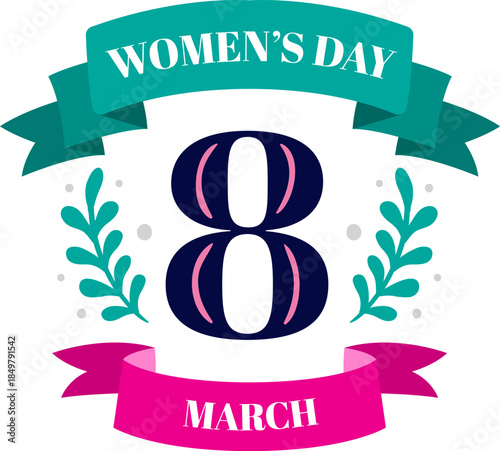 International Women's Day 8 March celebrating womanhood