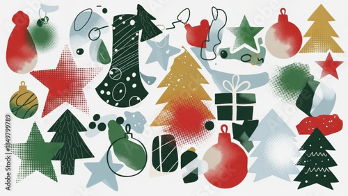 Vibrant Christmas Decorations and Ornaments for Holiday Cheer and Festive Ambiance Everywhere