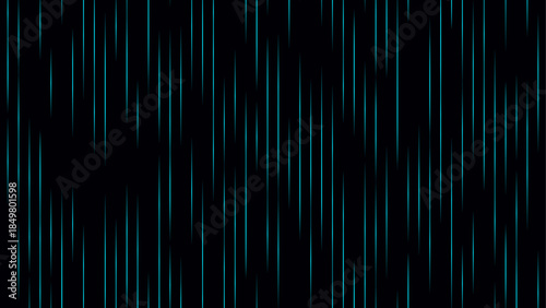 Blue Neon Fiber Optic Background with Glowing Data Pulse Lines