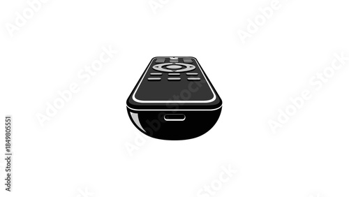 Black Car Key Fob with Buttons.
