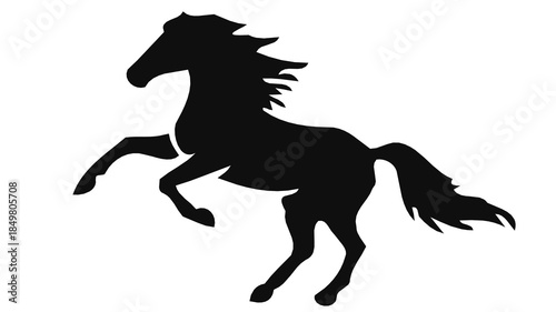 Wallpaper Mural horse silhouette  Torontodigital.ca