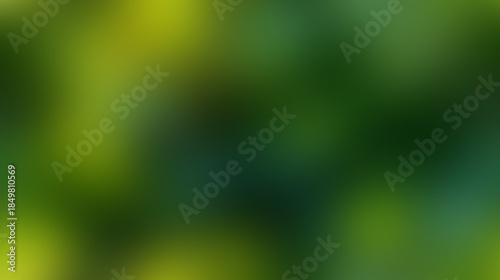 Abstract background of blurred green and yellow foliage, suggesting nature and growth.